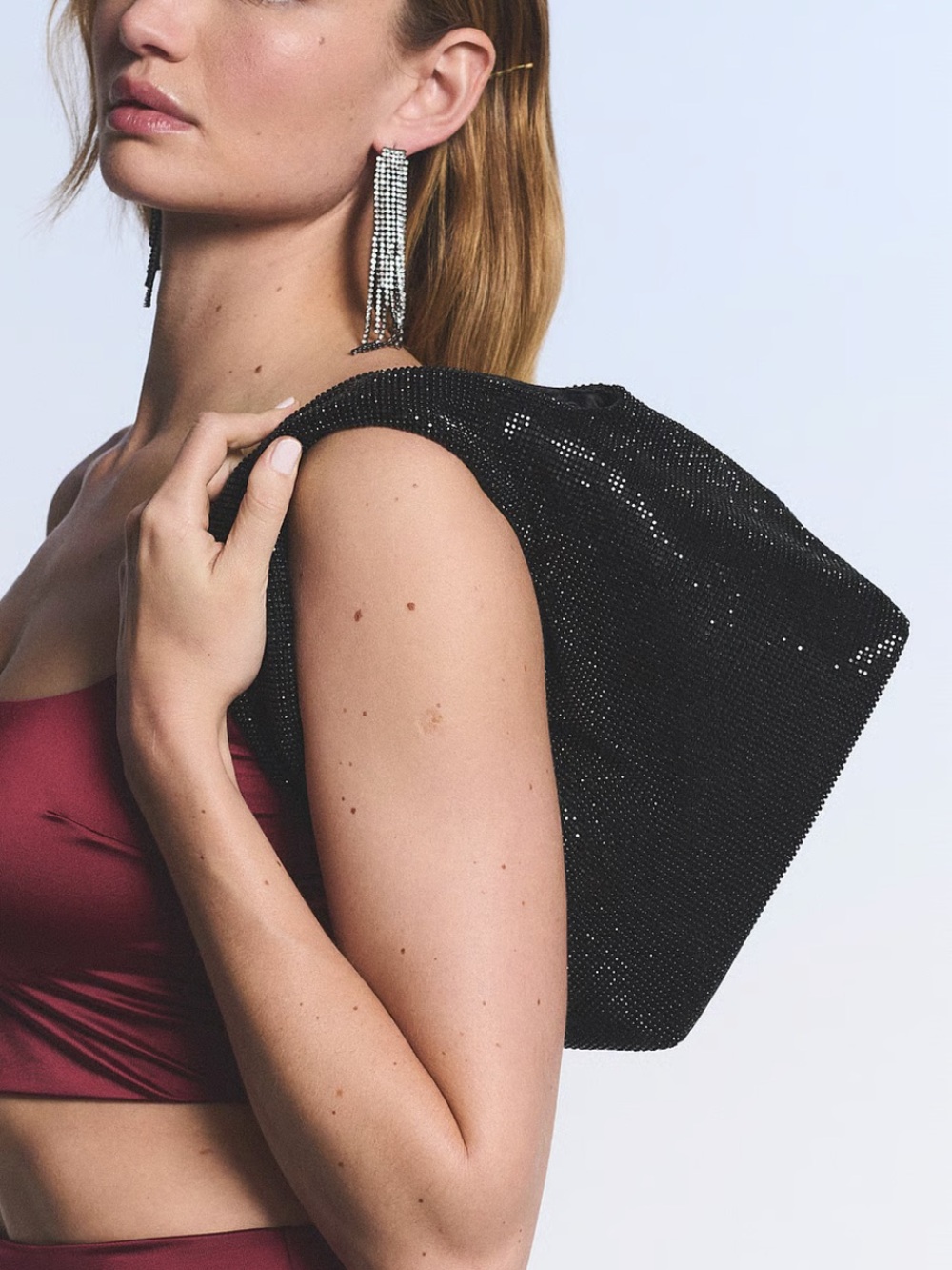 Victorias Secret // Diamanté Sparkle Mini Bag - Picture 2 of 6